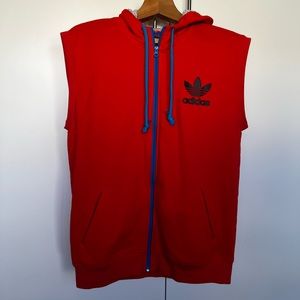 Adidas Sleeveless Hoodie - Size M